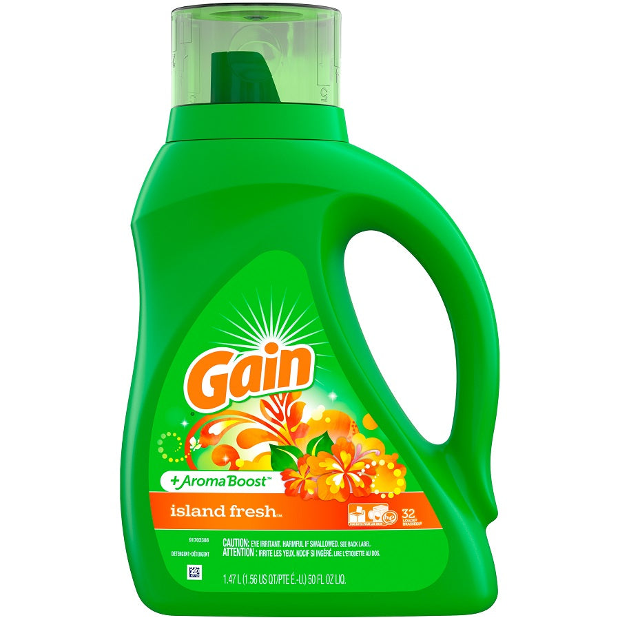 GAIN LAUNDRY 46OZ ISLAND FRESH CS6 / UOM C6