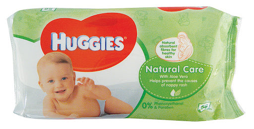 HUGGIES BABY WIPES NATURAL CARE 56CT CS10 / UOM C10