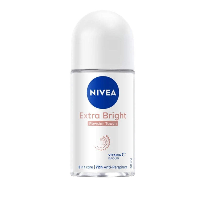 NIVEA DEO ROLL ON BRIGHTENING POWDER VIT. C 50ml PK6 / UOM C24
