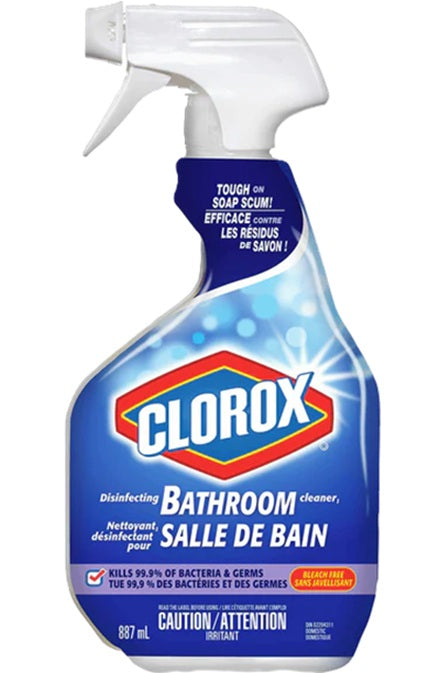 CLOROX DISINFECTING BATHROOM CLEANER 30oz C9