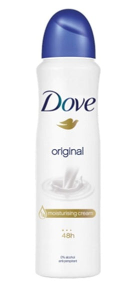 DOVE SPRAY 150ML ORIGINAL C6 / UOM C6
