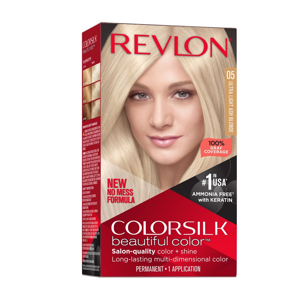Revlon ColorSilk Beautiful Color Permanent Hair Color 05 Ultra Light Ash Blonde