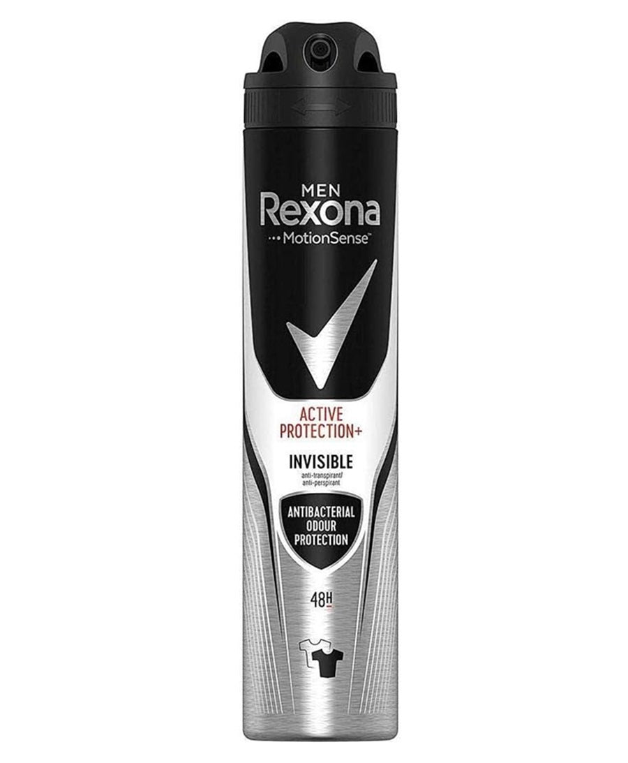 REXONA SPRAY MENS ACTIVE PRTCTN INVISIBLE 200 ML C6 / UOM C6