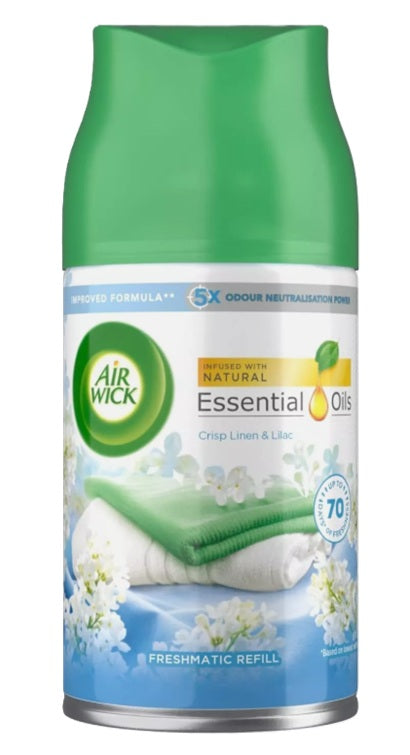 AIR WICK FRESHMATIC REFILL CRISP LINEN 250 ML C4
