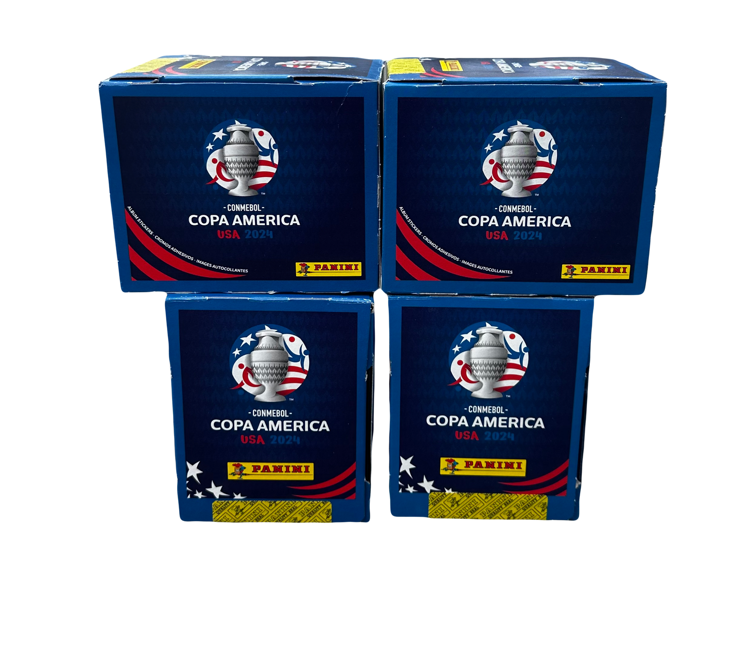 PANINI STICKER BOX COMBO 4 STICKER BOXES