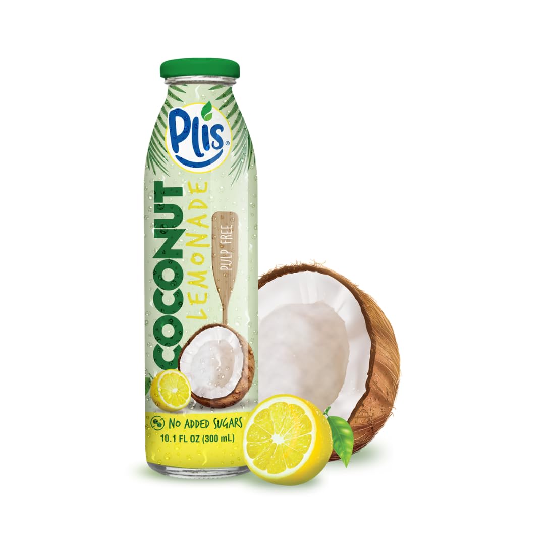 RICKY JOY PLIS COCONUT PULP FREE LEMONADE 10.0oz-C12