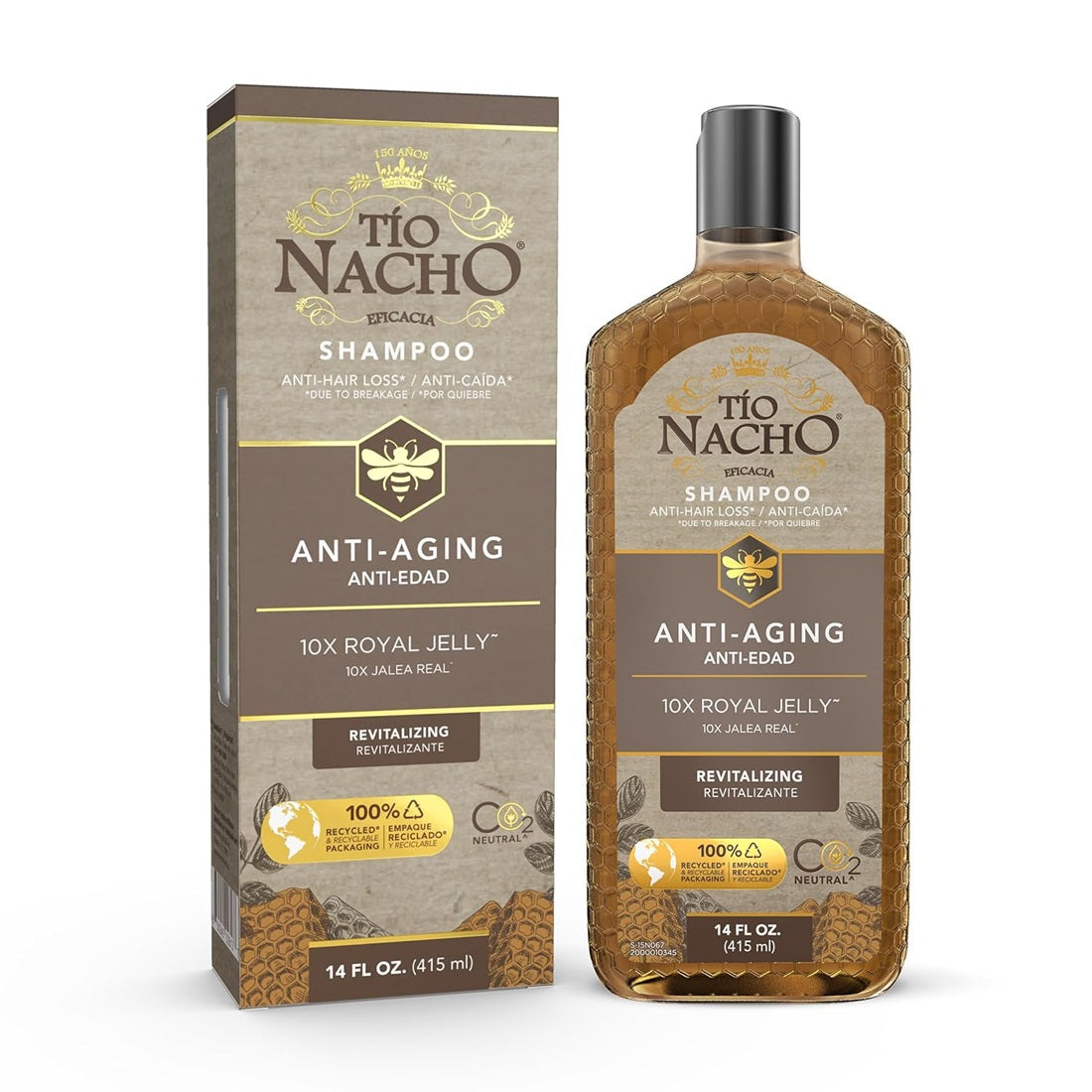 TIO NACHO SHAMPOO ANTIAGING 14oz PK3 / UOM C12