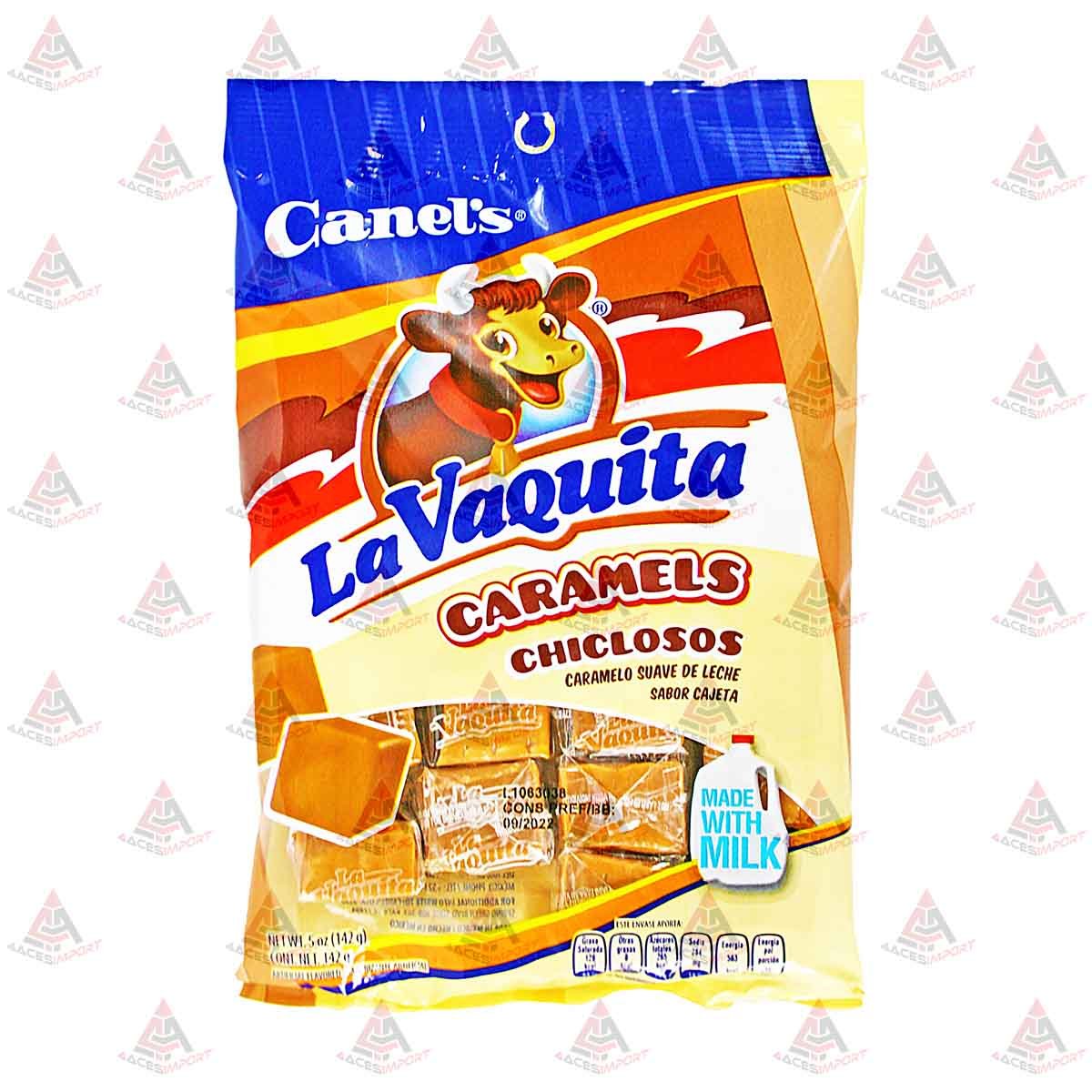 DMX LA VAQUITA CARAMELS 4OZ BAG CASE 12CT / UOM C12