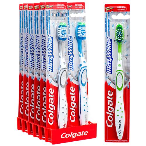 COLGATE TOOTHBRUSH MAX WHITE DISPLAY CT 12 / UOM DSP