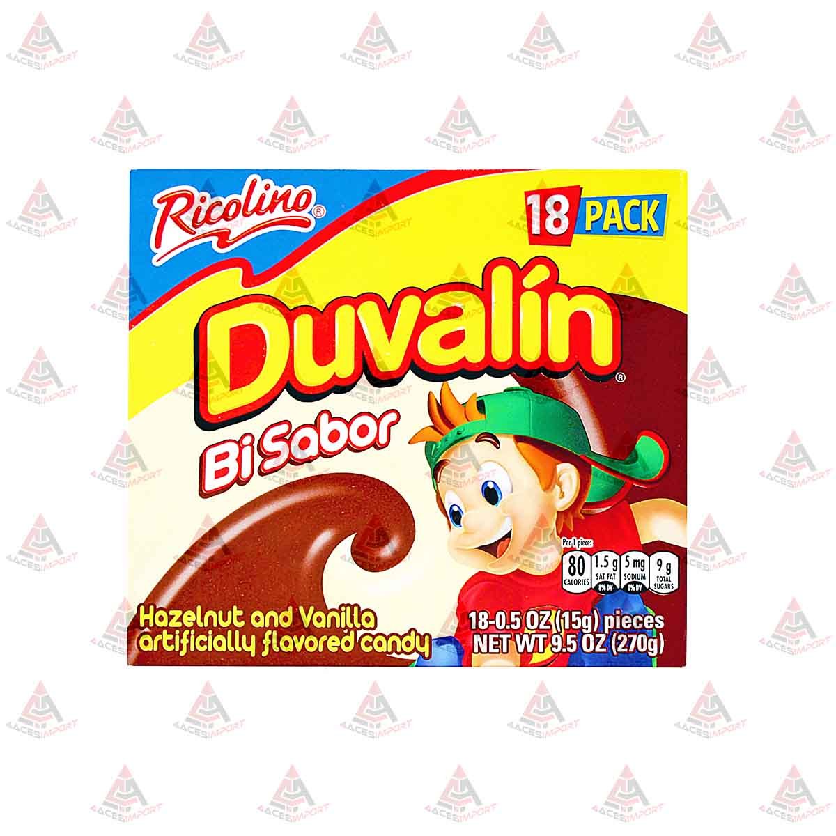 DMX DUVALIN HAZELNUT VANILLA 18CT DISPLAY-PK6 / UOM C24