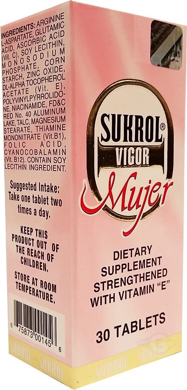 SUKROL VIGOR MUJER 30 TABS PK4 / UOM C24