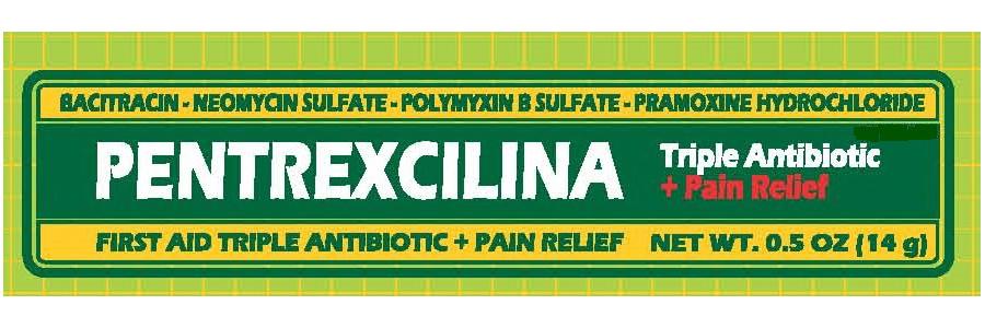 OPMX PENTREXCILINA TRIPLE ANTIBIOTIC OINTMENT .5OZ PK3 / UOM C12