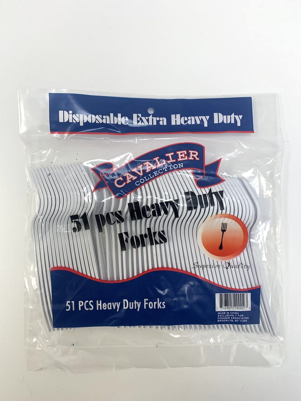 CAVALIER PLASTIC UTENSIL FORK 50'S / 51S C12