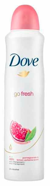 DOVE SPRAY 250ML POMEGRANATE CS6 / UOM C6