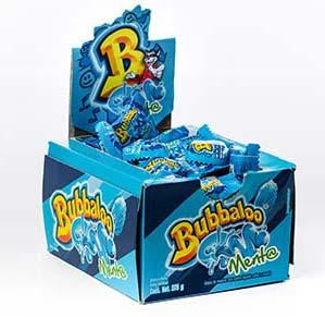 BUBBALOO GUM MENTA 50CT BOX DISPLAY / UOM DSP
