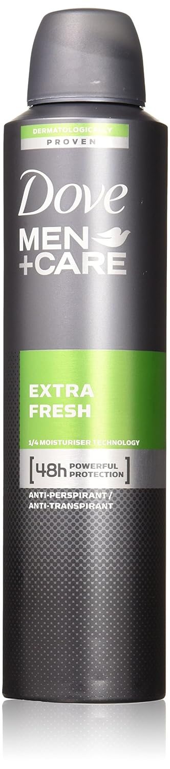 DOVE SPRAY 250ML MEN EXTRA FRESH PK6 / UOM C12