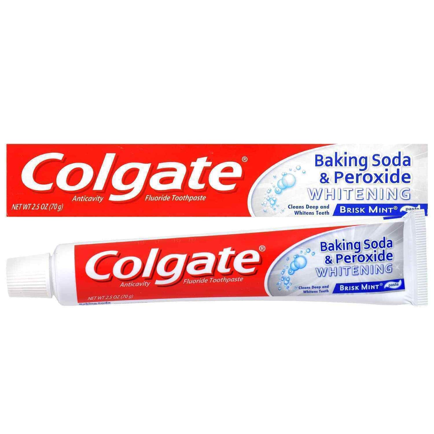 COLGATE TOOTHPASTE WHTNNG BKNG SODA & PRXD 2.5 OZ CS6 / UOM C6