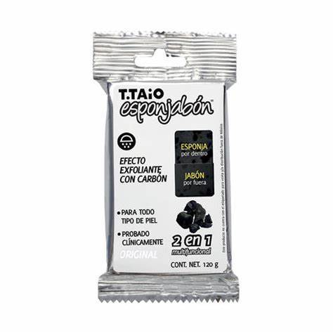 ESPONJABON CARBON 120gr-PK3 / UOM C30