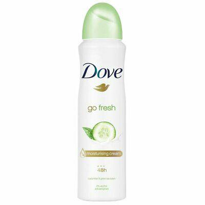 DOVE SPRAY 150ML GO FRESH CUCUMBER & GREEN CS6 / UOM C6