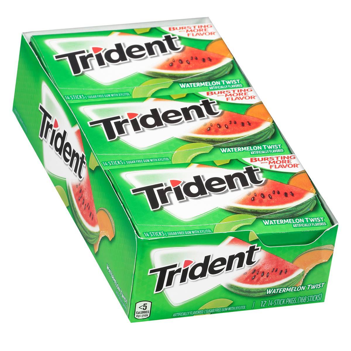 TRIDENT VALUE PACK 14 S WATERMELON DISPLAY / UOM DSP