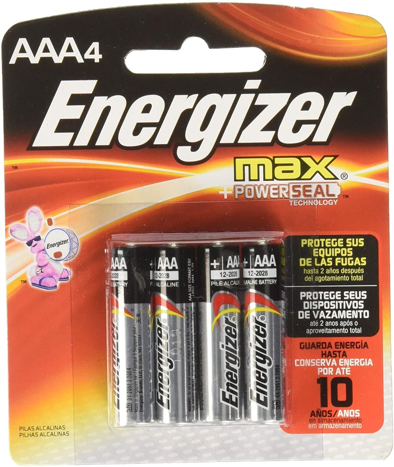 ENERGIZER MAX AAA-4 DISPLAY 12CT / UOM DSP