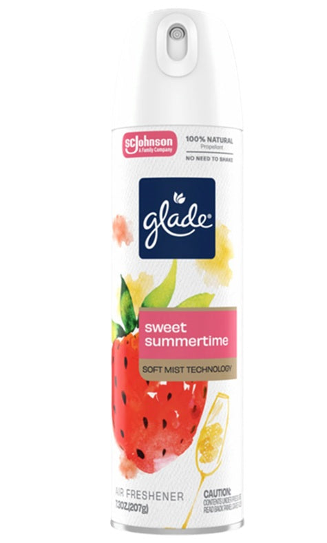 GLADE AIR FRESHENER SOFT MIST SUMMERTIME 7.3oz C6