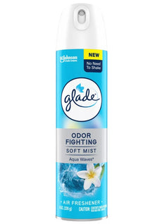 GLADE AIR FRESHENER SOFT MIST AQUA WAVES 8oz C6 / UOM C6