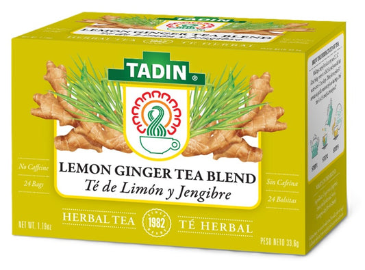 TADIN TEA JENGIBRE LIMON 24CT PK6  /  UOM M144
