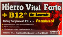 HIERRO VITAL FORTE15 VIALES GAMMA PK3  /  UOM C12
