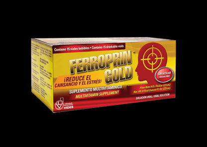 FERROPRIN GOLD 15 VIALES PK4  /  UOM C36