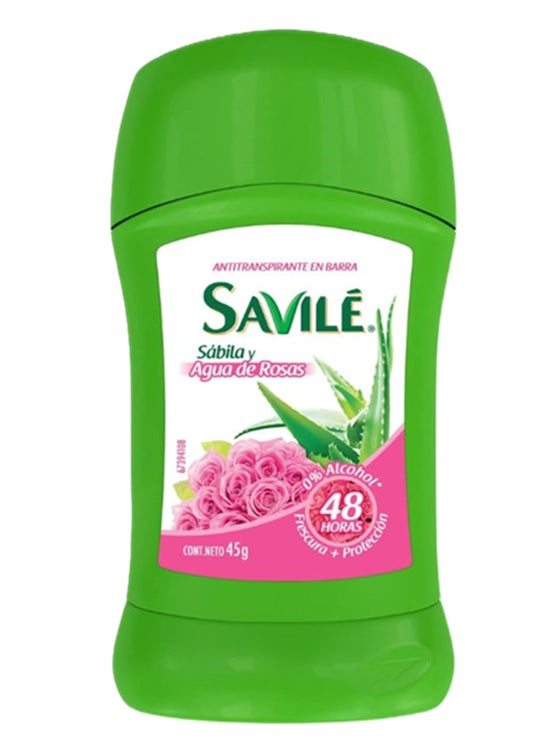SAVILE DEO BARRA AGUA DE ROSAS 45gr PK6 / UOM C12