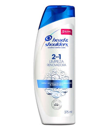 HEAD & SHOULDERS 2 EN 1 LIMPIEZA REN CONTROL CASPA 375ml  PK6/UOM C12