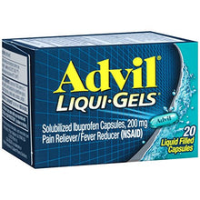 Advil Liqui-Gels liquid gel ibuprofen capsules 20 count for fast headache and pain relief