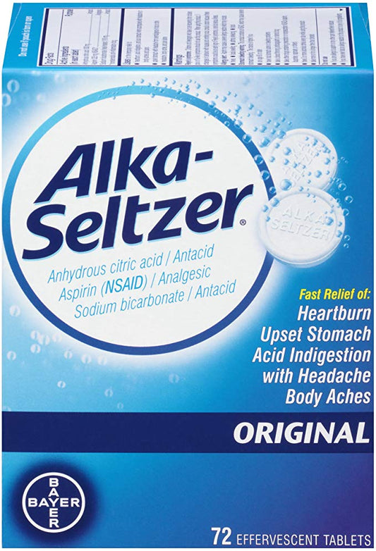 ALKA-SELTZER 72 REGULAR DISPLAY  /  UOM DSP