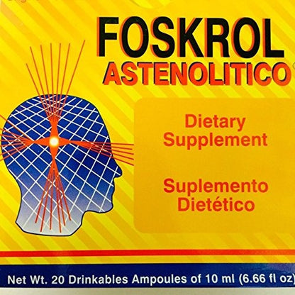 FOSKROL ASTENEOLITICO 20 AMPOLLAS PK3  /  UOM C24