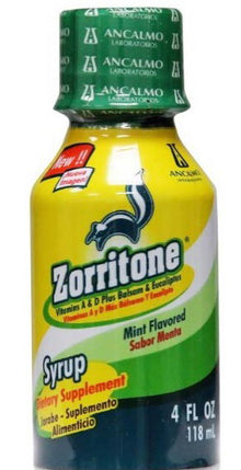 Zorritone Balm and Menthol Syrup 120 ml Ancalmo