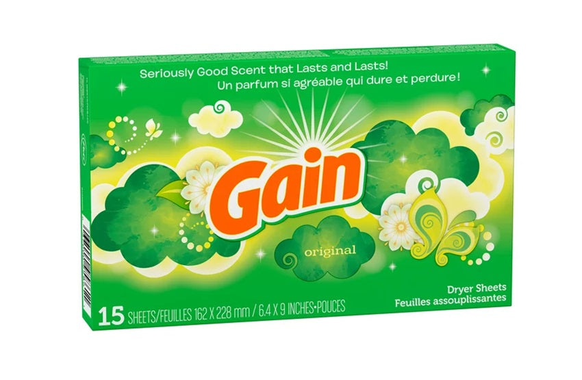 GAIN DRYER SHEETS ORIGINAL 15ct C15 / UOM C15