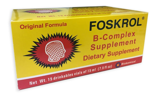 FOSKROL B COMPLEX 15 VIALES PK3  /  UOM M50