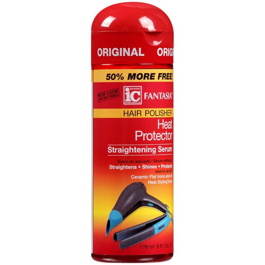 I.C. HEAT PROTECTOR STRAIGHTENING SERUM 6oz PK3  /  UOM C6