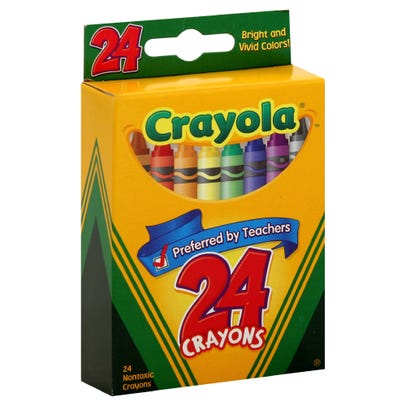 CRAYOLA CRAYONS 24ct  12 DISPLAY  /  UOM DSP