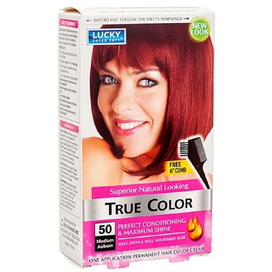 LUCKY HAIR COLOR MEDIUM AUBURN PK6  /  UOM C12
