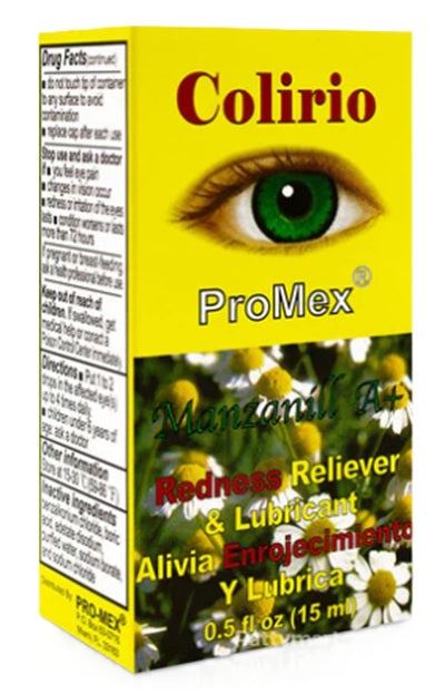 COLIRIO MANZANILLA EYE DROPS 0.5FO PK4 / UOM C24