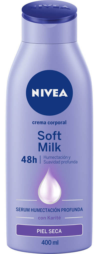 NIVEA CREMA BODY SOFT MILK PIEL SECA 400ML PK5  /  UOM C15