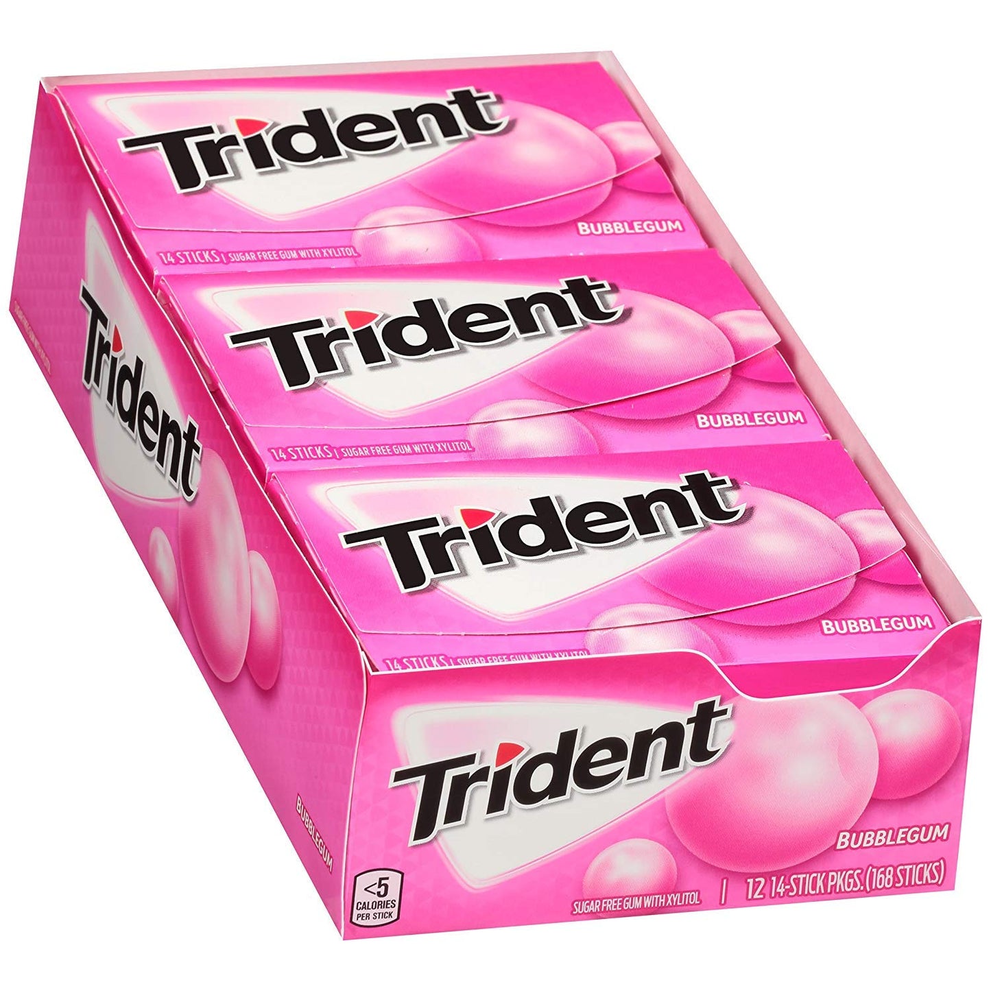 TRIDENT VALUE PACK 14 S BUBBLE GUM DISPLAY  /  UOM DSP