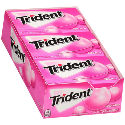 TRIDENT VALUE PACK 14 S BUBBLE GUM DISPLAY  /  UOM DSP
