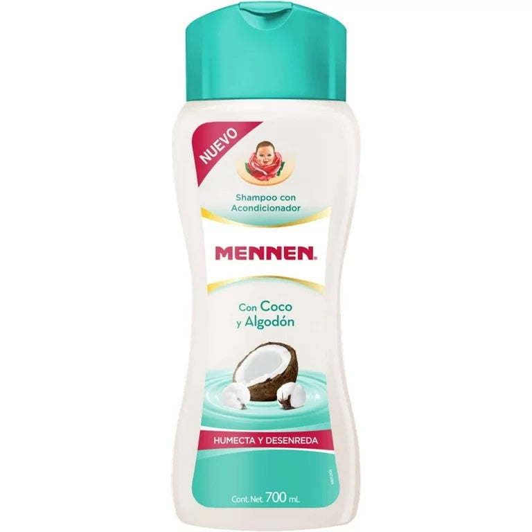 MENNEN SHAMPOO COCO Y ALGODON 700ml PK6  / UOM C12