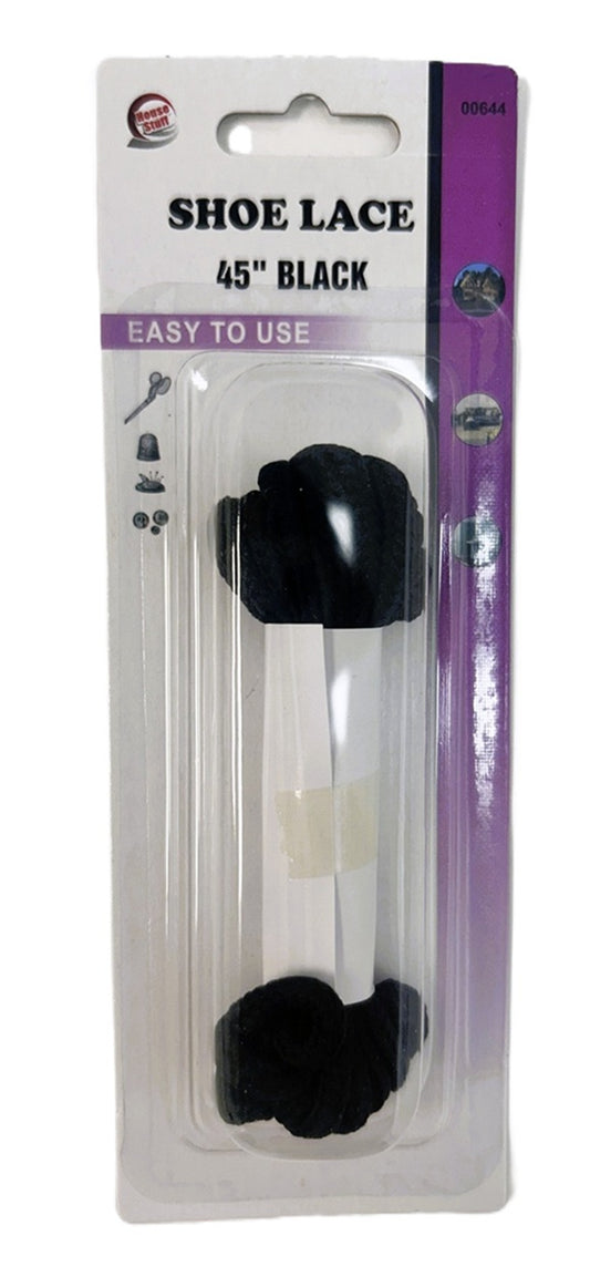 SHOELACE-CORDON  NEGRO 45inch C12 / UOM C12