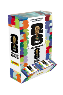 Panini 2026 Expositor de mostrador 12 Álbumes - 100 Pegatinas