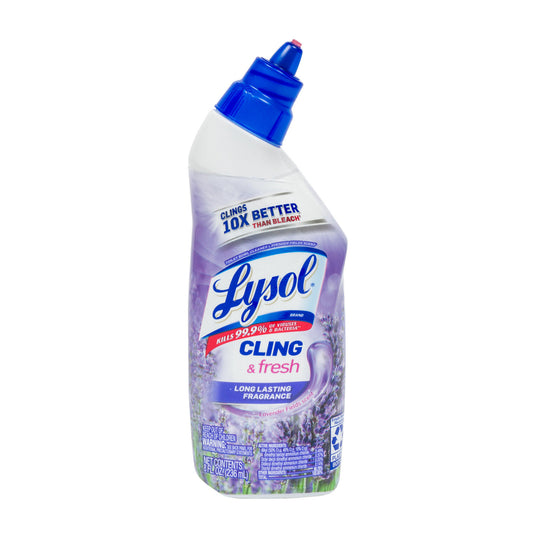 LYSOL LAVENDER TOILET BOWL CLEANER 8oz PK6  /  UOM C12