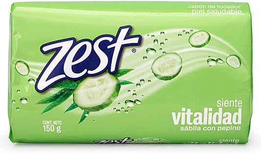 ZEST JABON SABILA CON PEPINO 135G PK6  /  UOM M72
